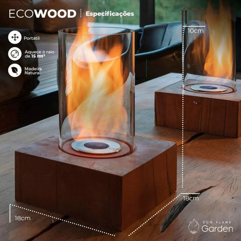 Lareira de Mesa, Ecowood Lareira de Mesa, Ecowood