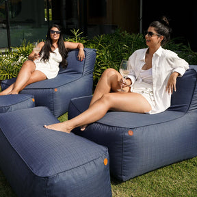 Kit 2 Puffs Poltrona Joy + 2 Apoios de Brinde