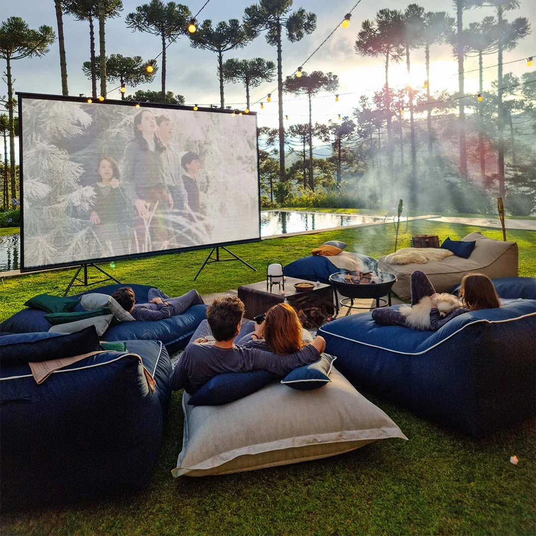 Espreguiçadeira Casal Duo, Puff de Jardim