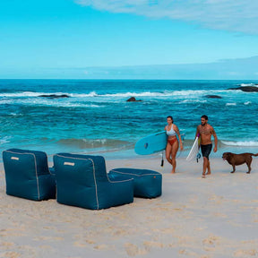 Kit 2 Puffs Poltrona Joy + 2 Apoios de Brinde