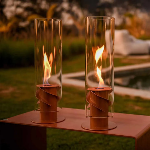 Kit 2 Lareiras Flamme, Espiral