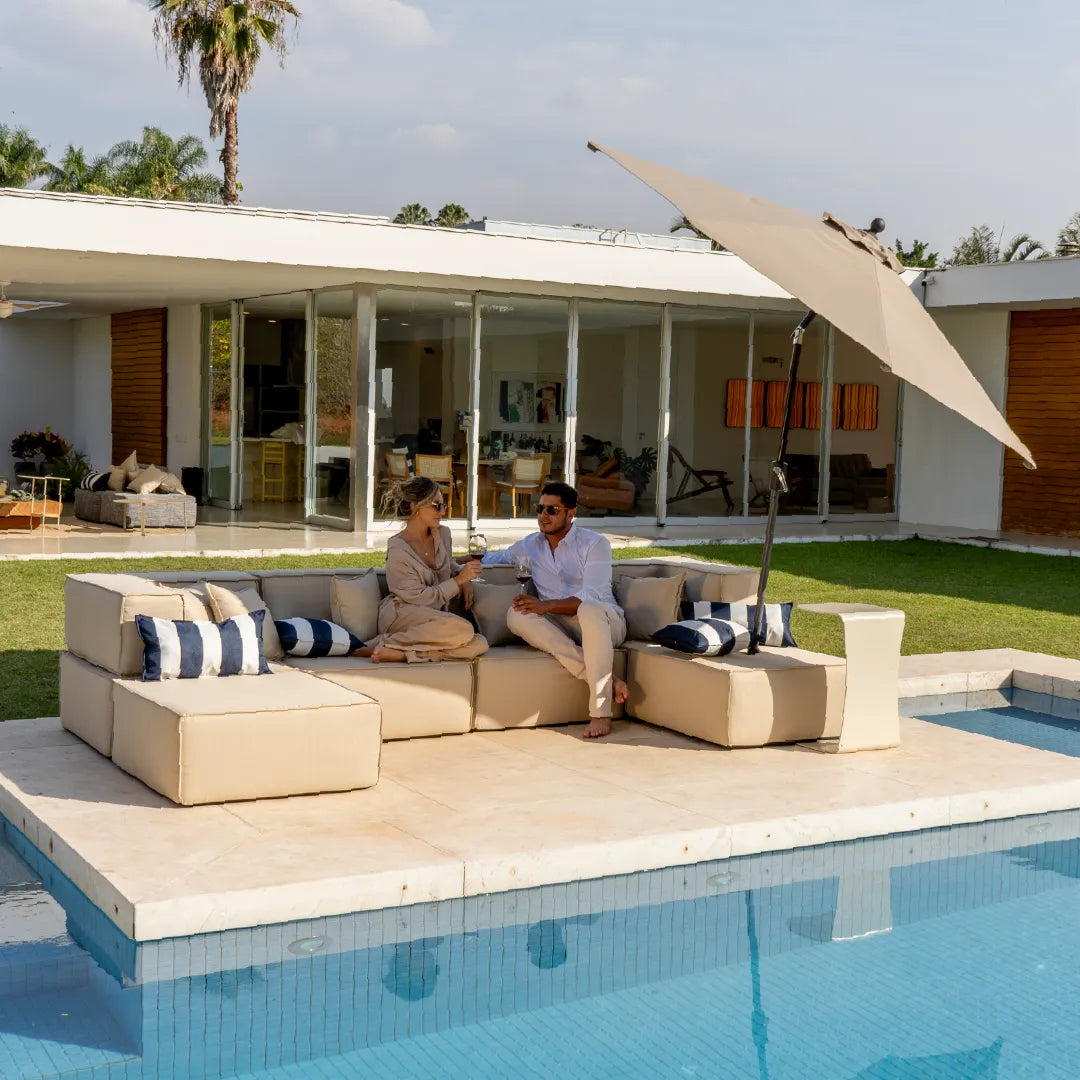 Lounge Zimma com 6 Módulos + Ombrelone