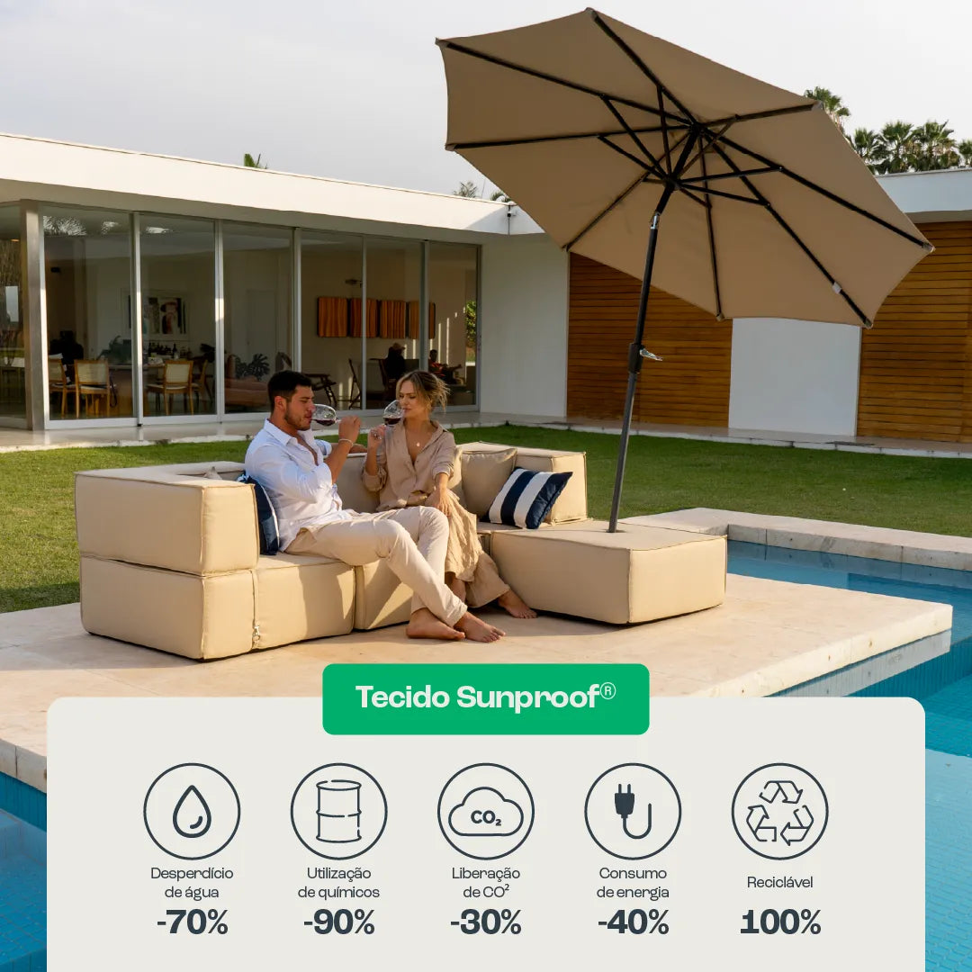 Lounge Zimma com 4 Módulos + Ombrelone