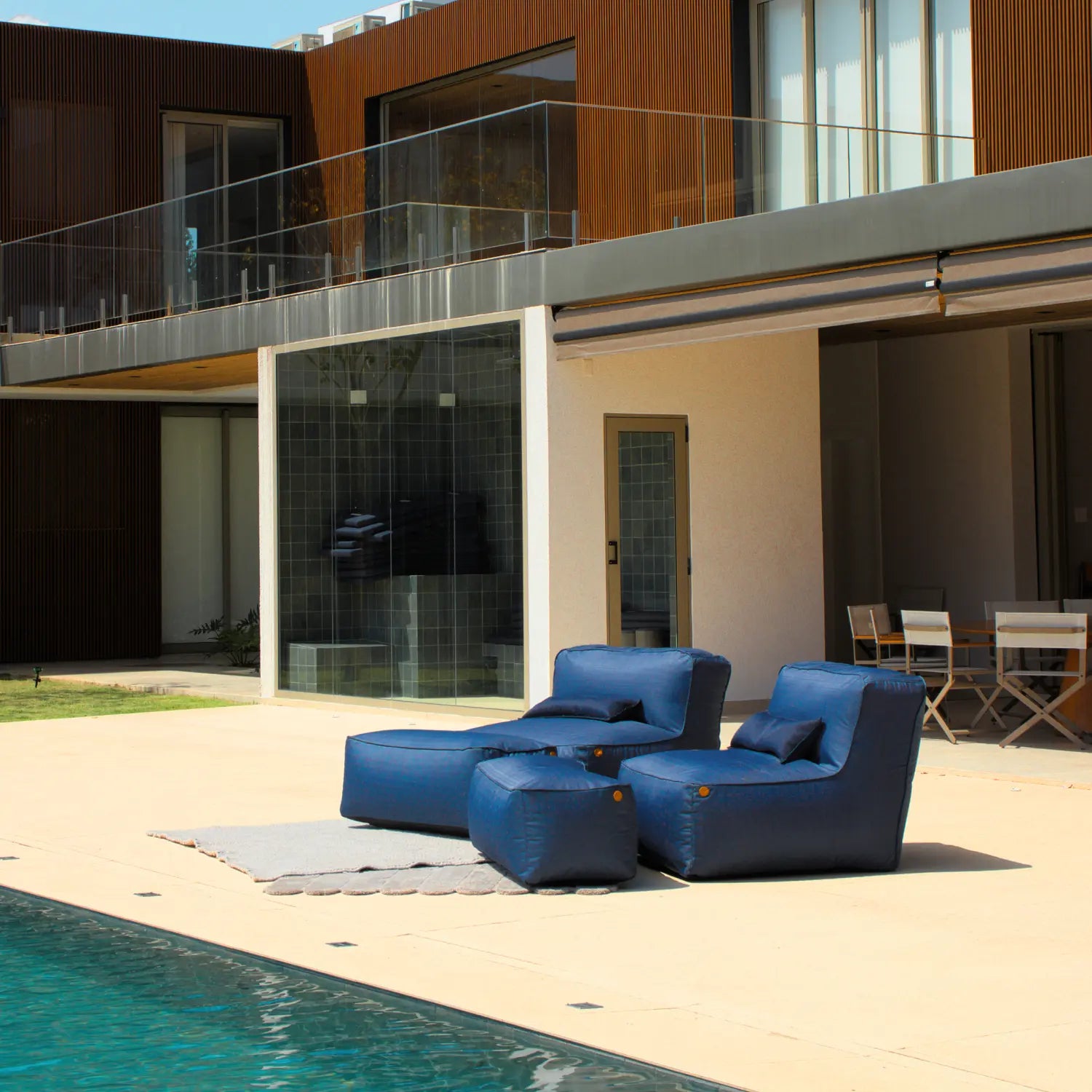 Poltrona Joy, Puff de Jardim