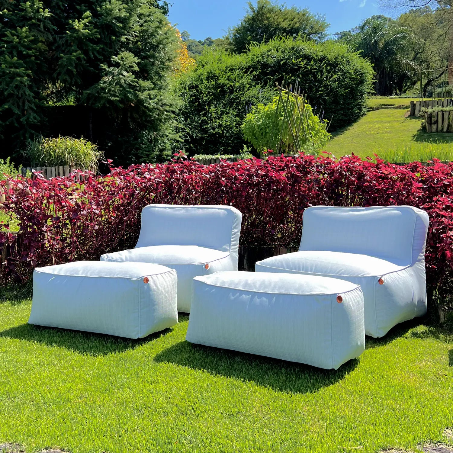 Poltrona Joy, Puff de Jardim