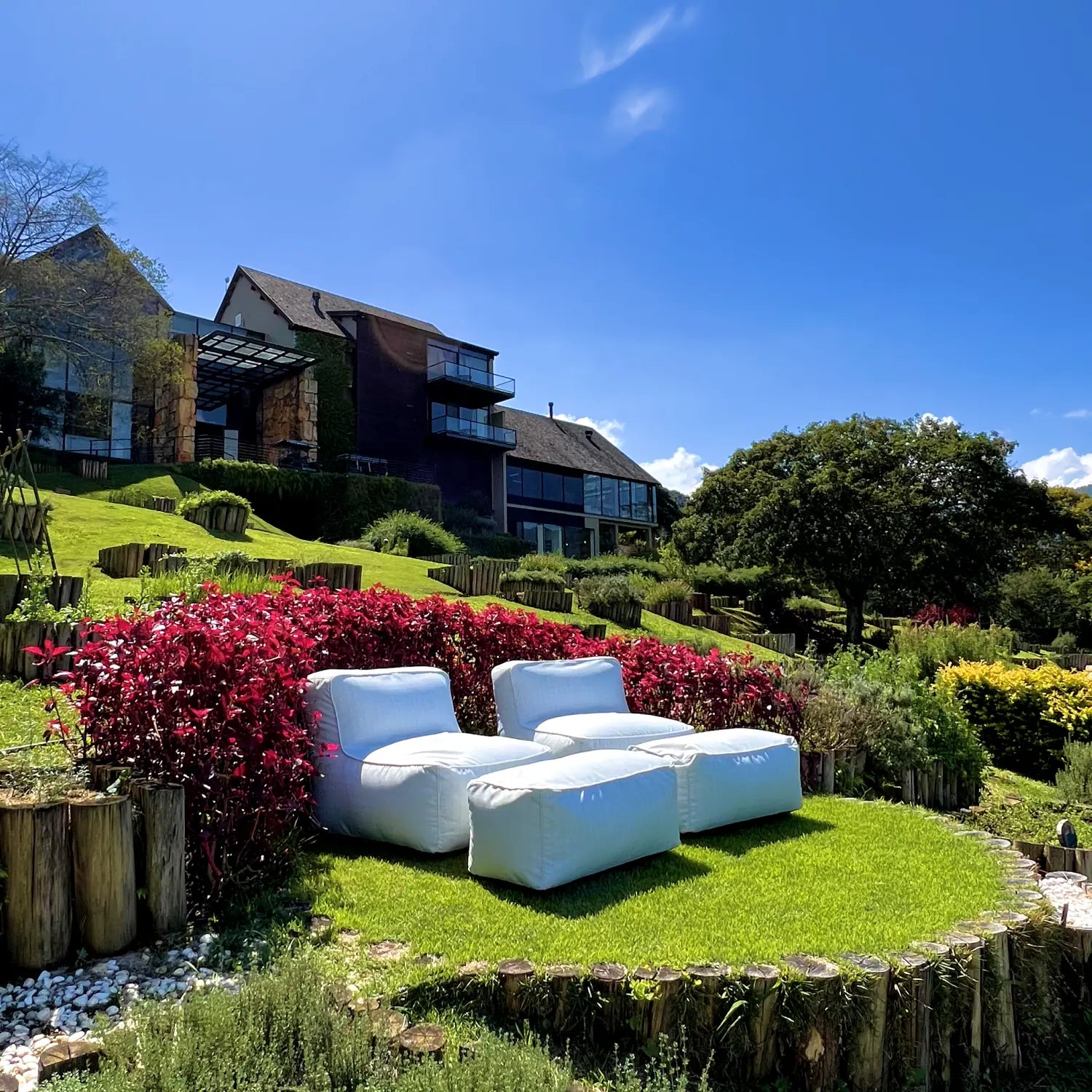 Poltrona Joy, Puff de Jardim