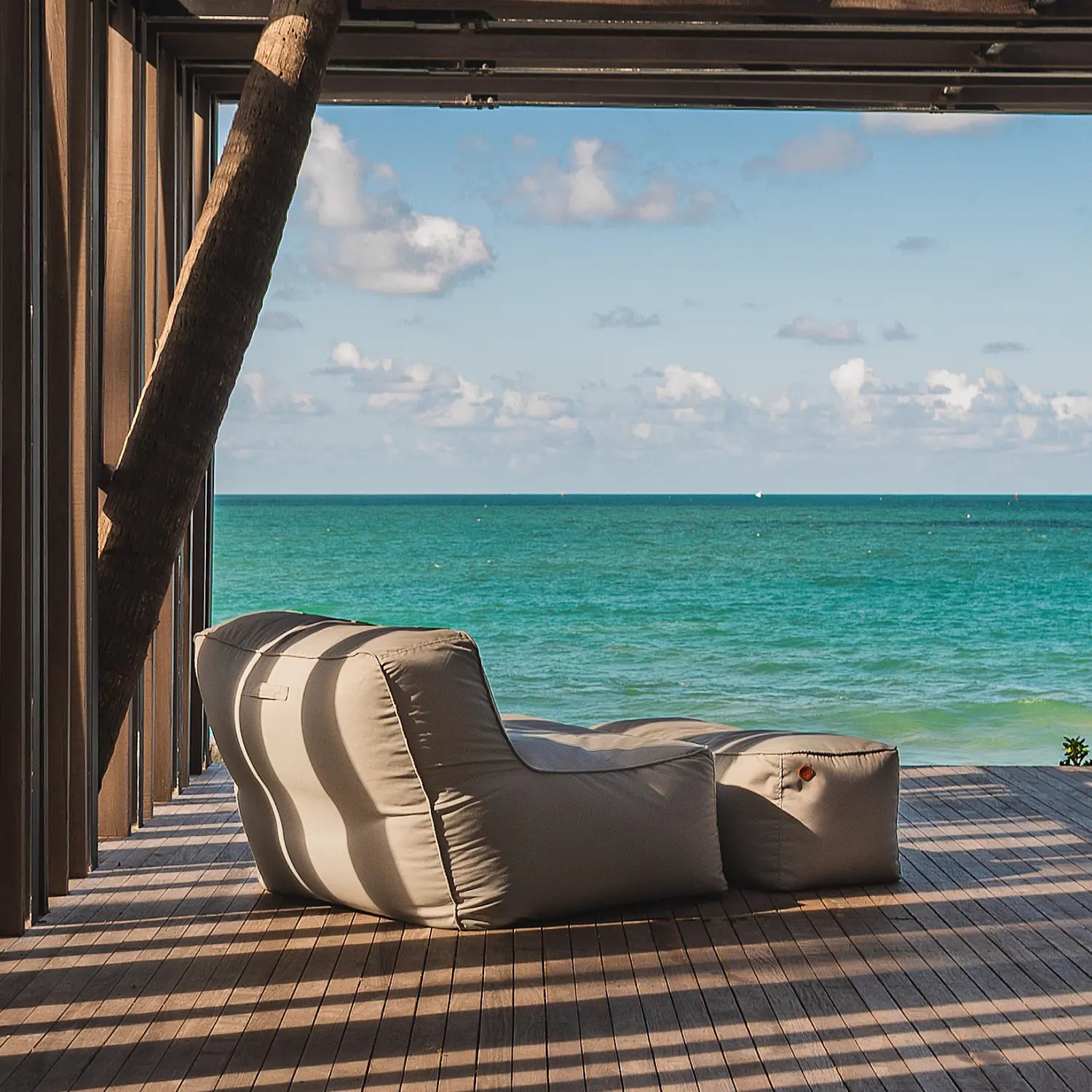 Poltrona Joy, Puff de Jardim