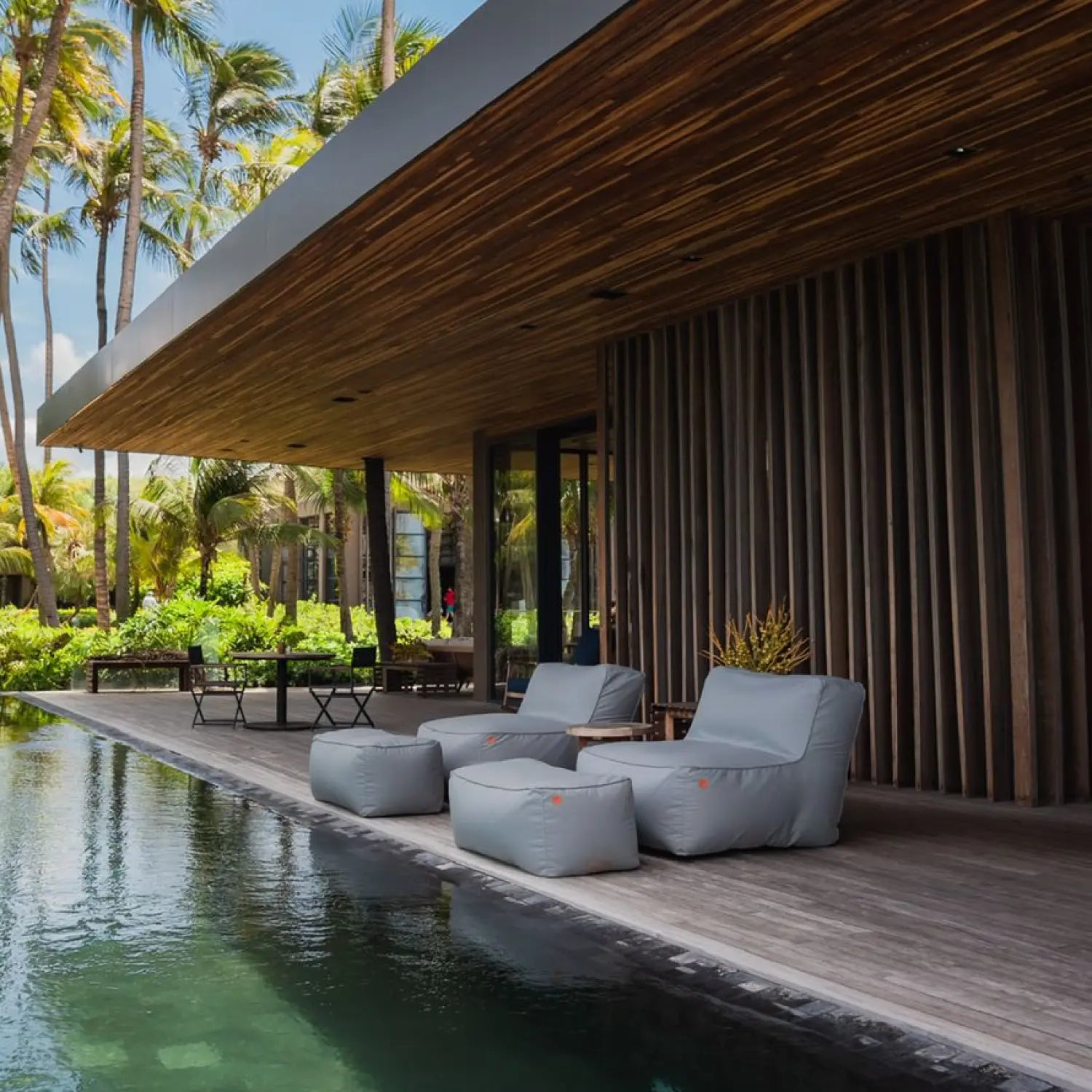 Poltrona Joy, Puff de Jardim