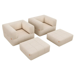 2 Puffs Comfy + 2 Apoios Moon