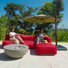 Kit 4 Puffs Puzz Modular + Champanheira + Ombrelone