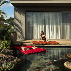 Kit 2 Tapetes Flutuante Tricô Náutico