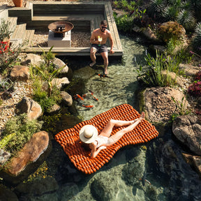 Kit 2 Tapetes Flutuante Tricô Náutico