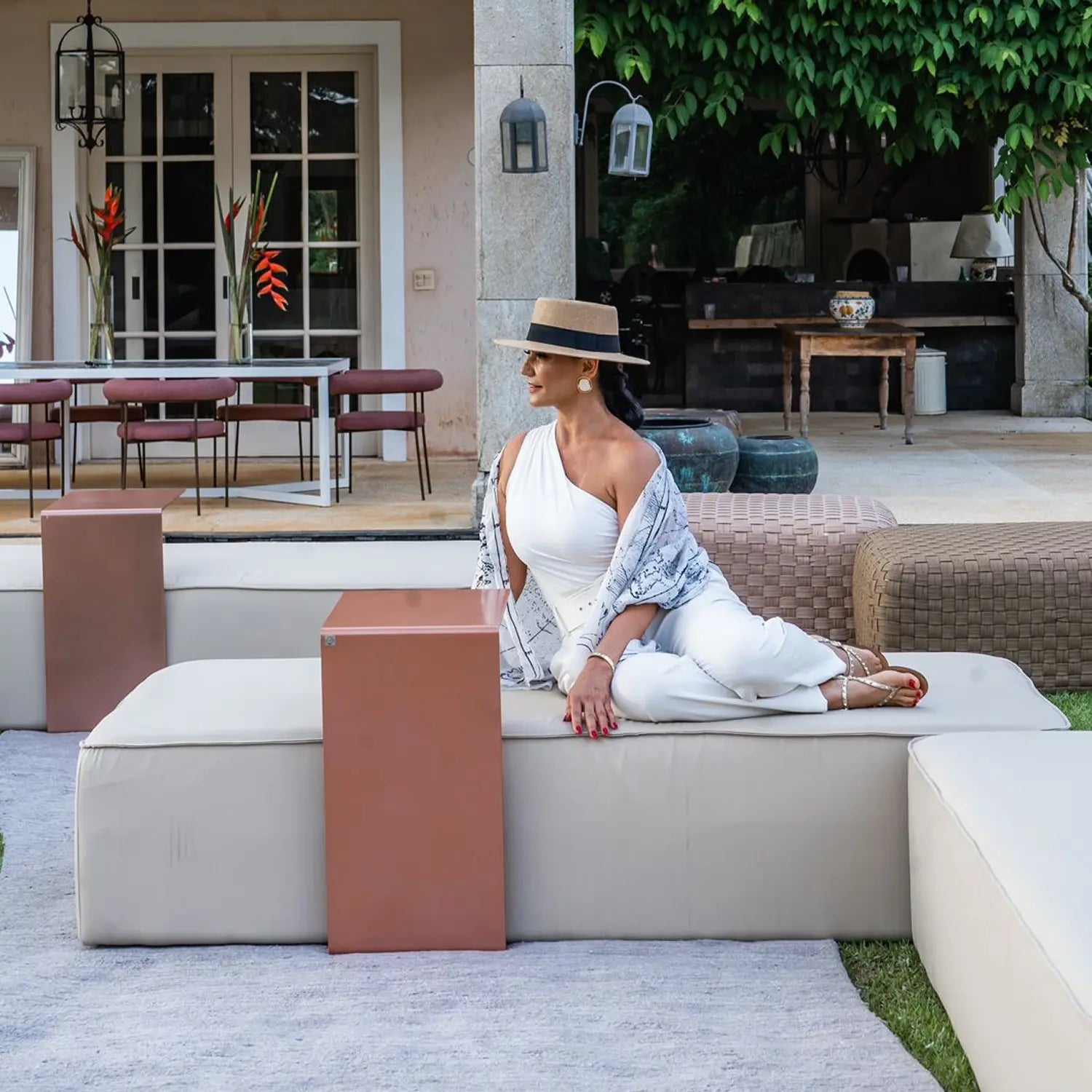 Encosto Linear para Sofá Modular