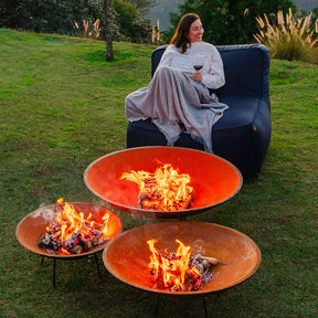 Tacho Rústico - Lareira Externa Corten | 100cm