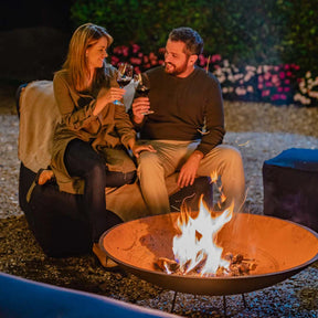 Tacho Rústico - Lareira Externa Corten | 100cm