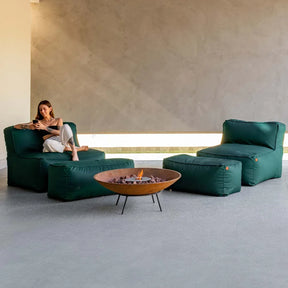 Tacho Rústico - Lareira Externa Corten | 80cm