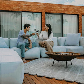 Tacho Rústico - Lareira Externa Corten | 80cm