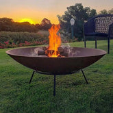 Tacho Rústico - Lareira Externa Corten | 80cm