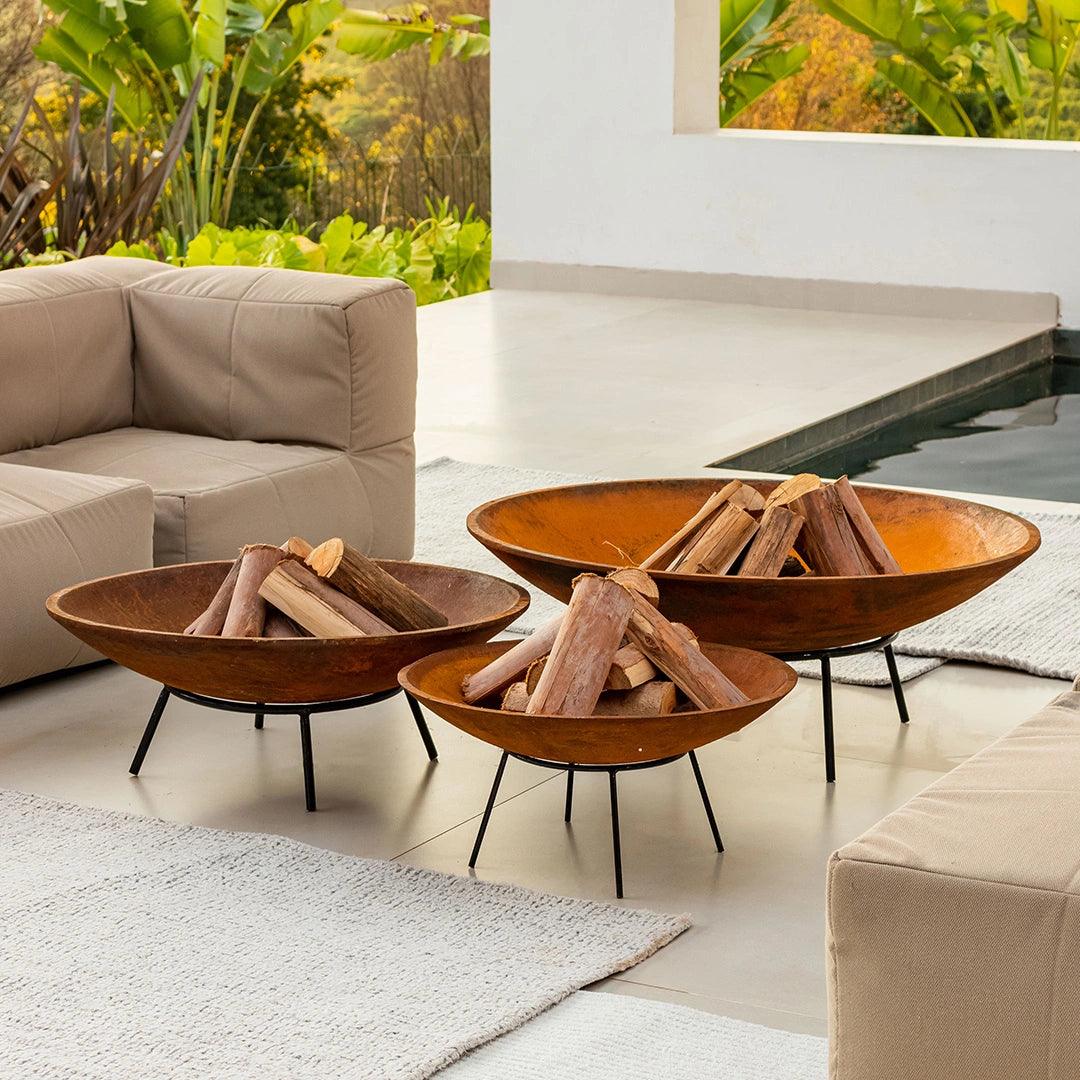 Tacho Rústico - Lareira Externa Corten