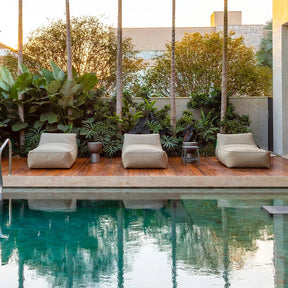 Espreguiçadeira Uni, Puff de Jardim