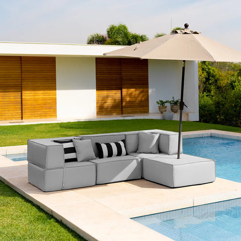 Lounge Zimma com 4 Módulos + Ombrelone