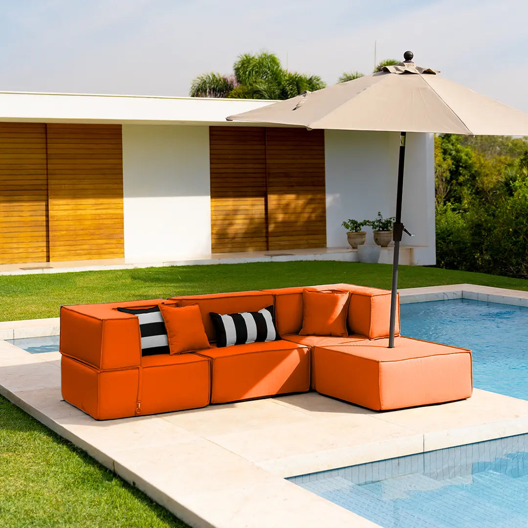 Lounge Zimma com 4 Módulos + Ombrelone