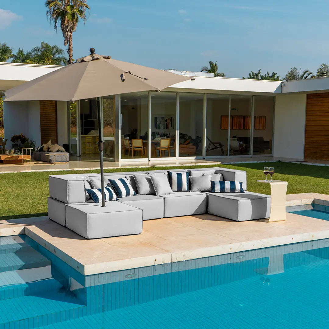 Lounge Zimma com 6 Módulos + Ombrelone