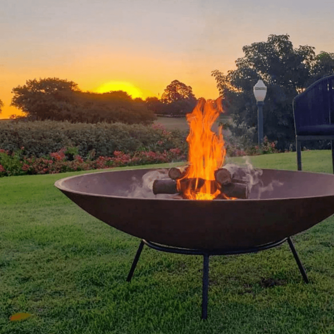 Tacho Rústico - Lareira Externa Corten | 120cm