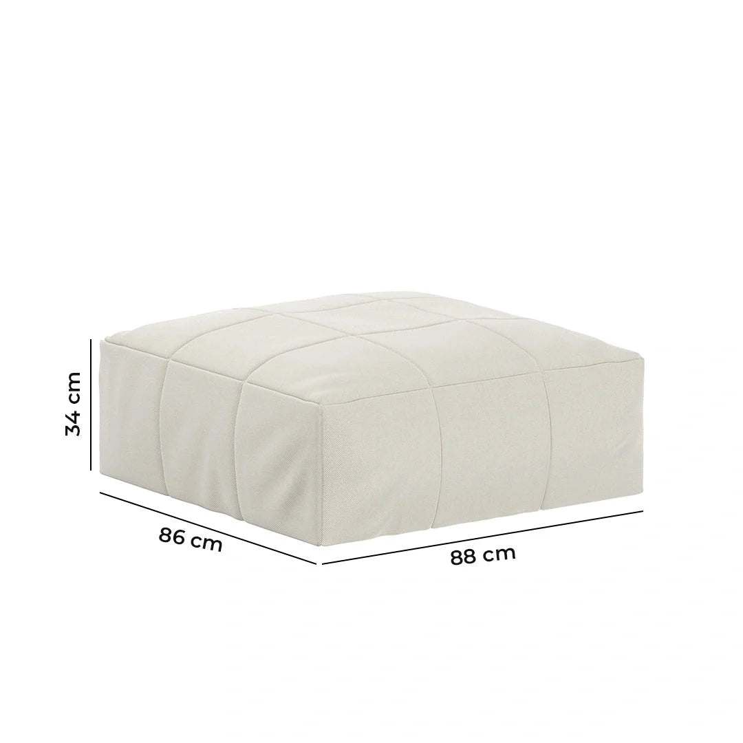 Lounge com 4 Puffs Modulares