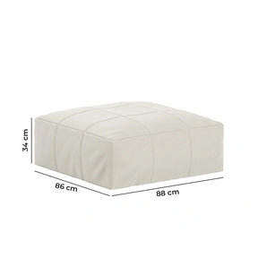 Lounge com 4 Puffs Modulares