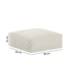 Lounge de 5 Puffs Modulares para Canto